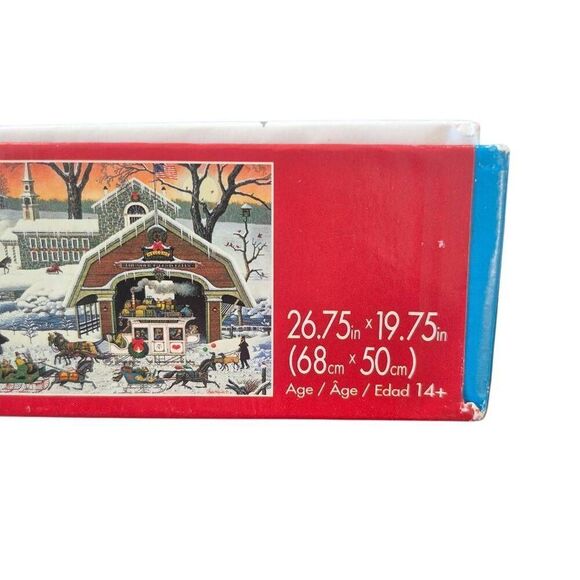 Buffalo Games Charles Wysocki Holiday Collection 'Twas the Twilight Before Chris - Picture 9 of 9